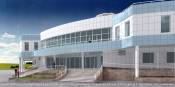 Фасадное решение для Многопрофильного медицинского центра федерального значения на 270 коек в г. Беслане, Республика Северная Осетия - Алания