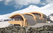 Restaurant for 150 seats at the Mir station on Mount Elbrus, KBR, Russia