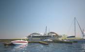 Yacht Club on the water - floating dock
