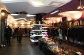 Interior of Italian clothing shop in Nalchik, KBR